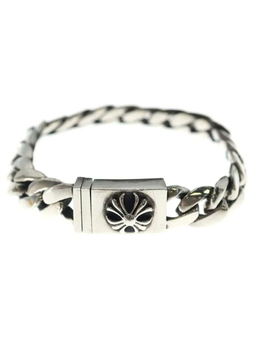 Chrome Hearts CH Plus Sml Box ID Classic CH Small Bracelet Silver